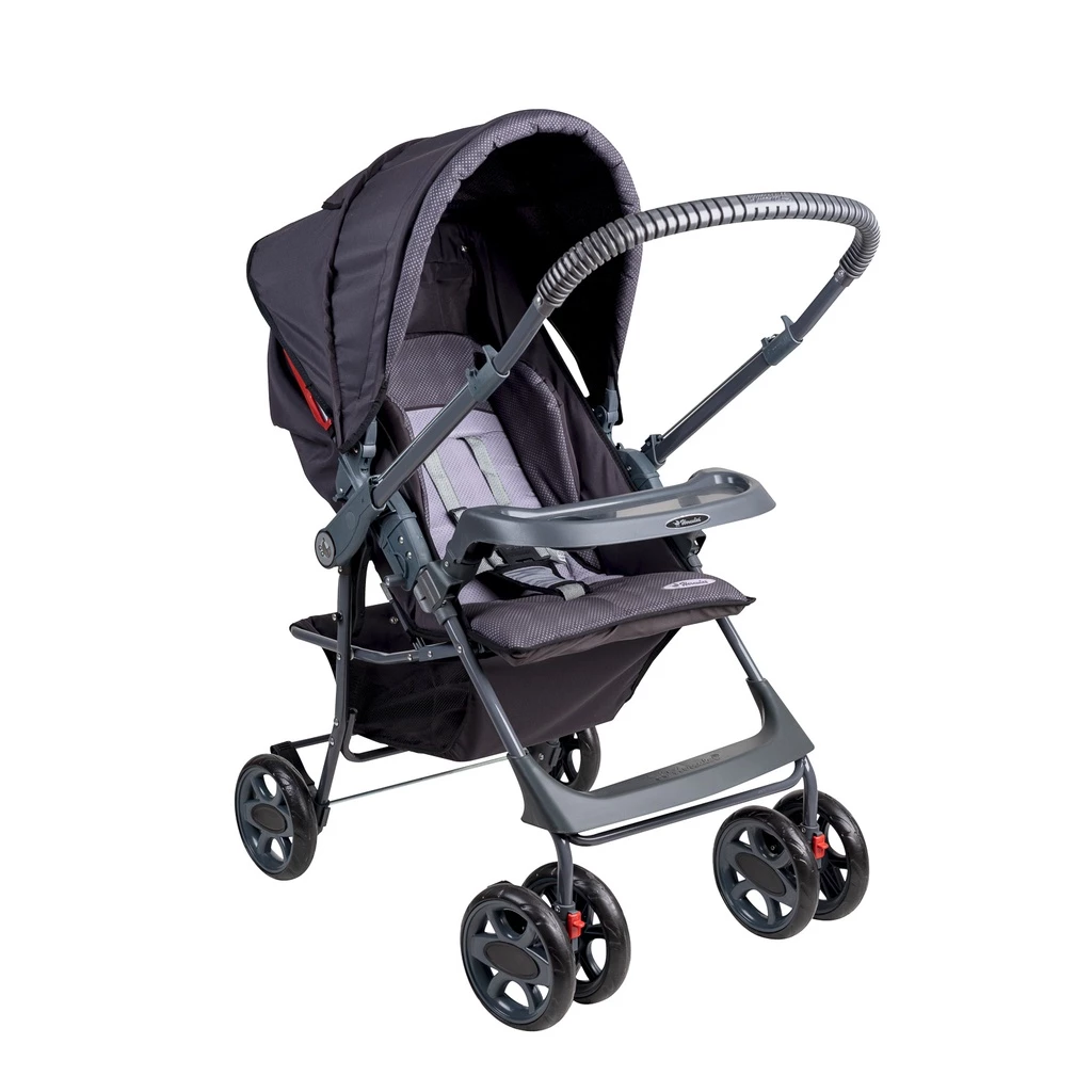 Carrinho de bebê Topázio para passeio reclinável cabo reversível - Hércules